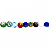 Multicolor Millefiori Beads