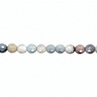Plated Amazonite Faceted Beads