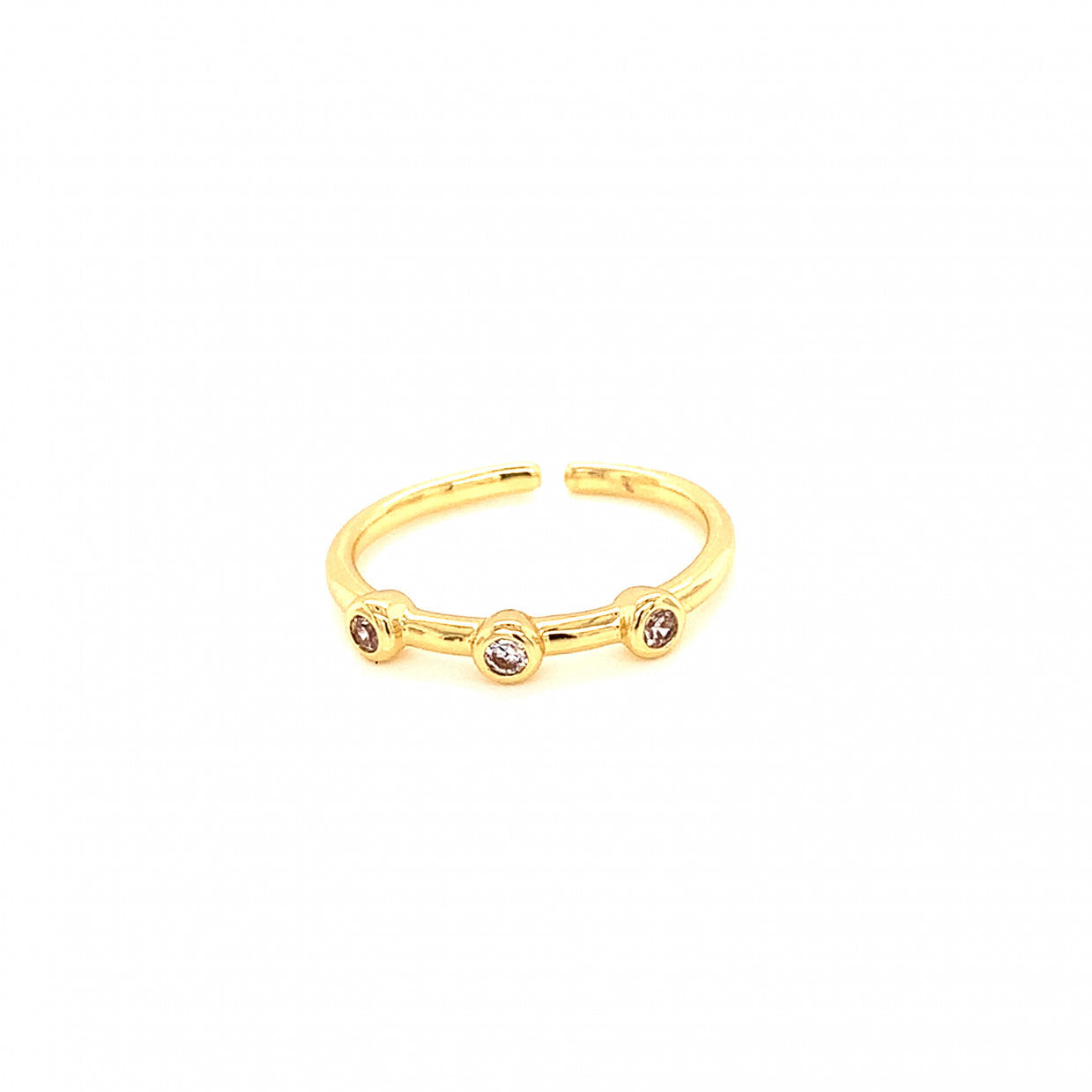 Triple CZ Ring