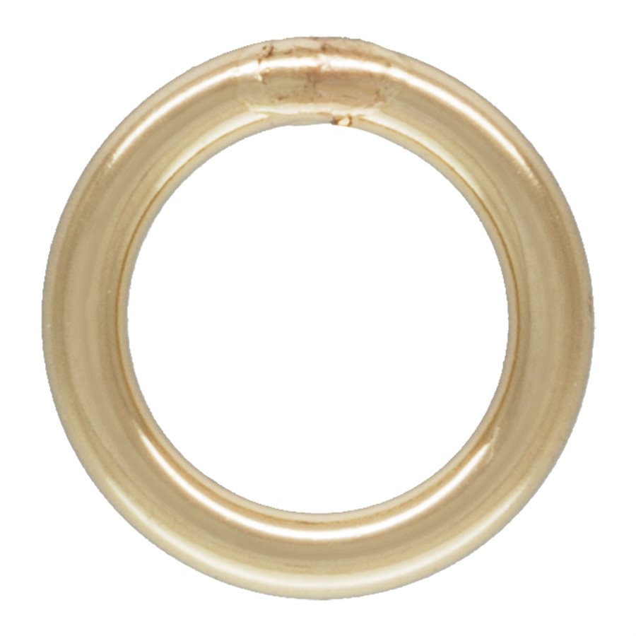 Gold Filled Closed Jump Rings 0.64 x 4.0mm 22GA
