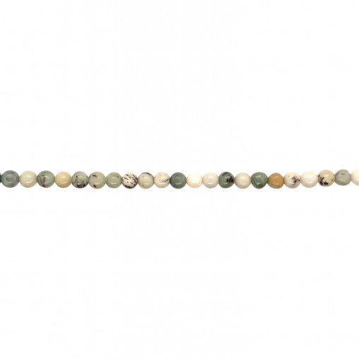 Green Marble Agate Beads