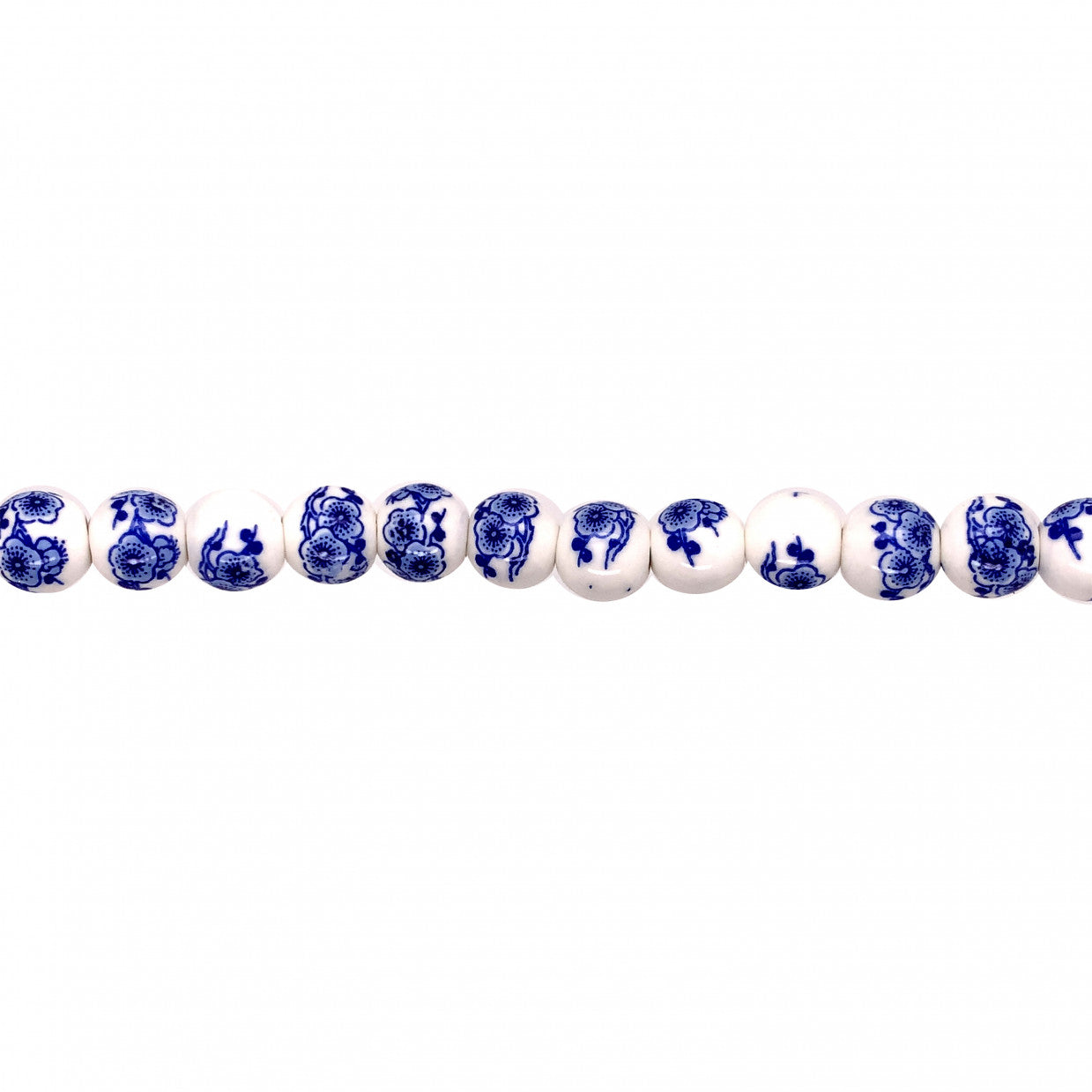 Blue Ceramic Beads