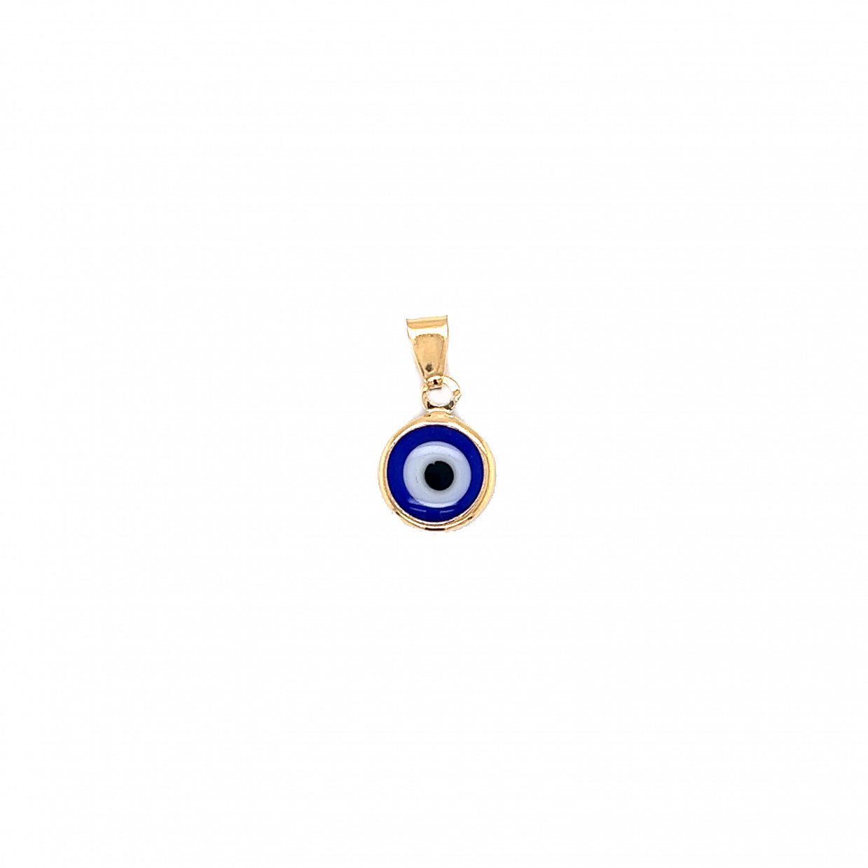 Evil Eye Pendant 9mm - Gold Filled