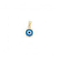 Evil Eye Pendant 9mm - Gold Filled