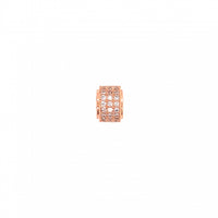 CZ Micro Pave Rondelle
