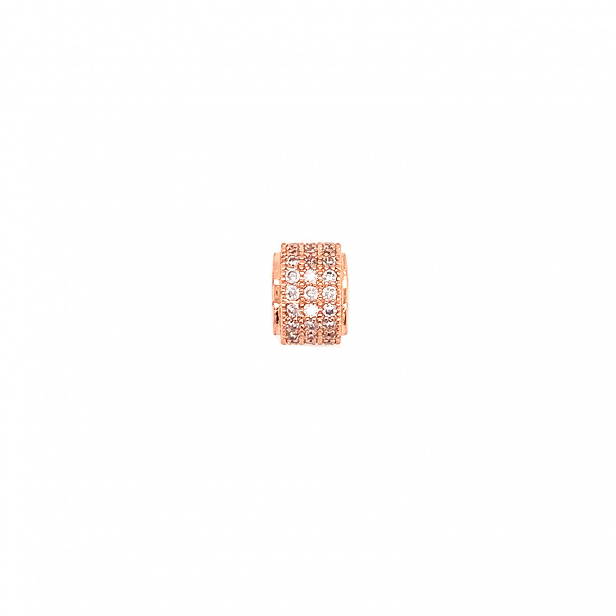 CZ Micro Pave Rondelle