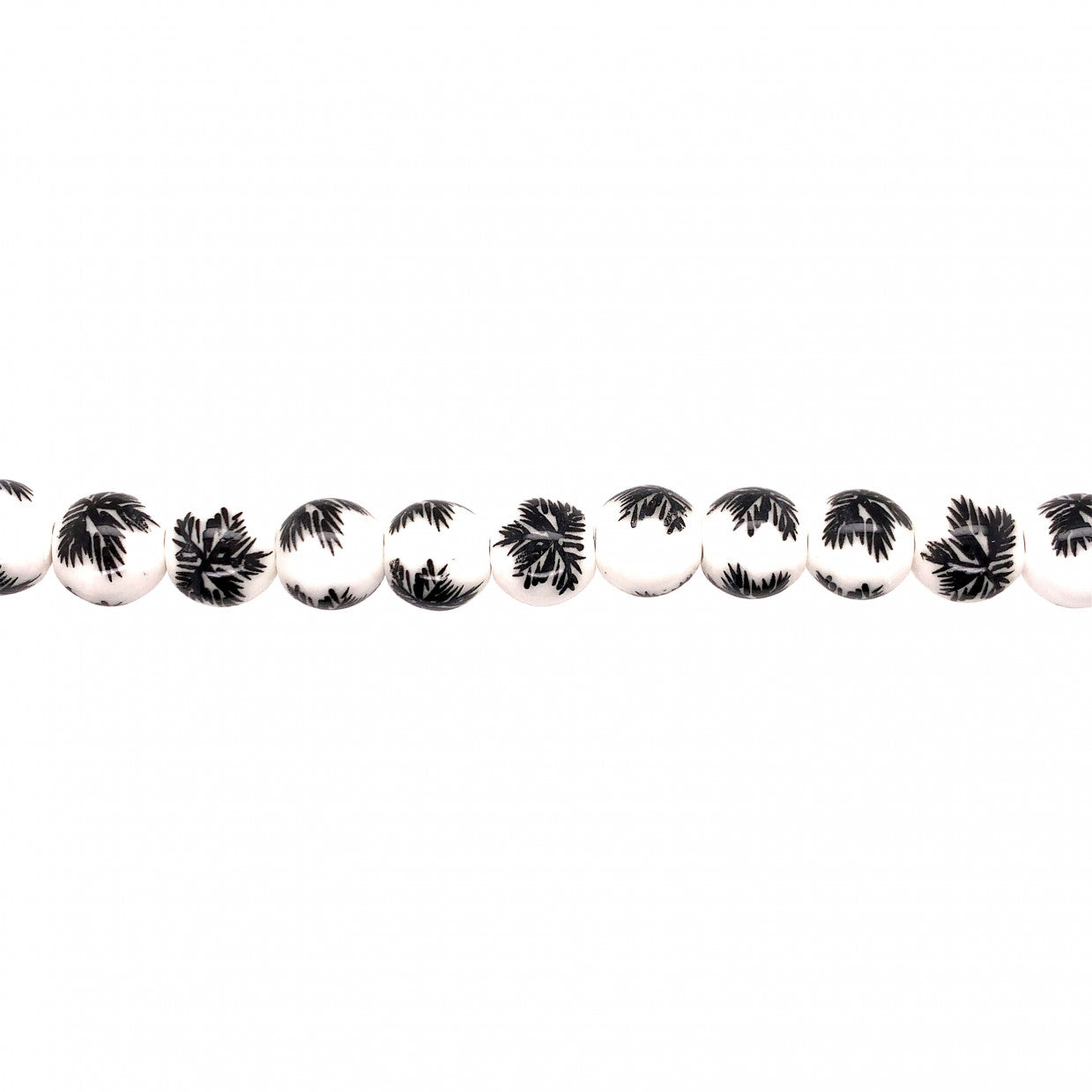 Black Ceramic Beads