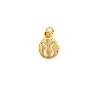 Zodiac Charm 16mm - Brass