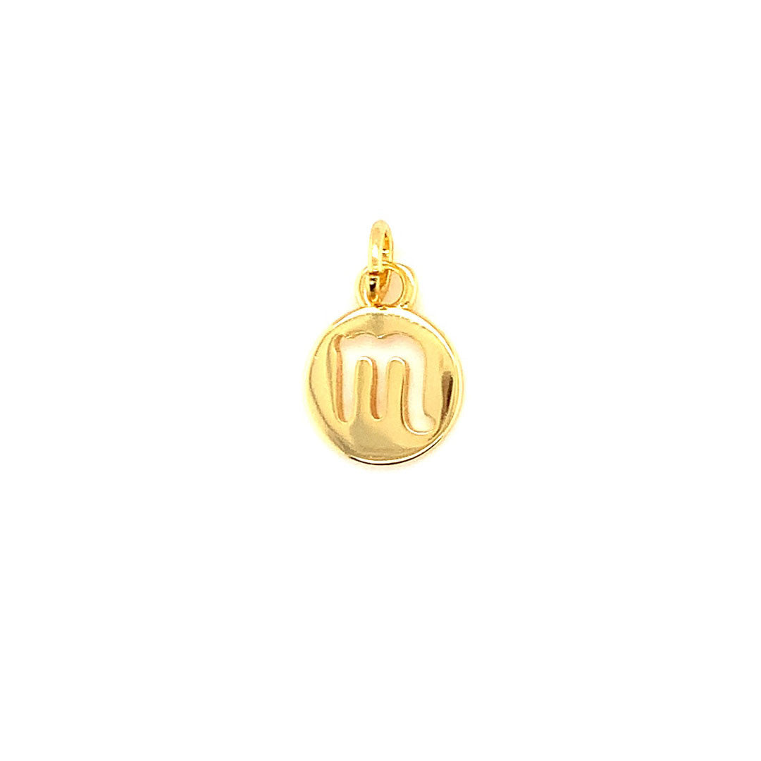 Zodiac Charm 16mm - Brass