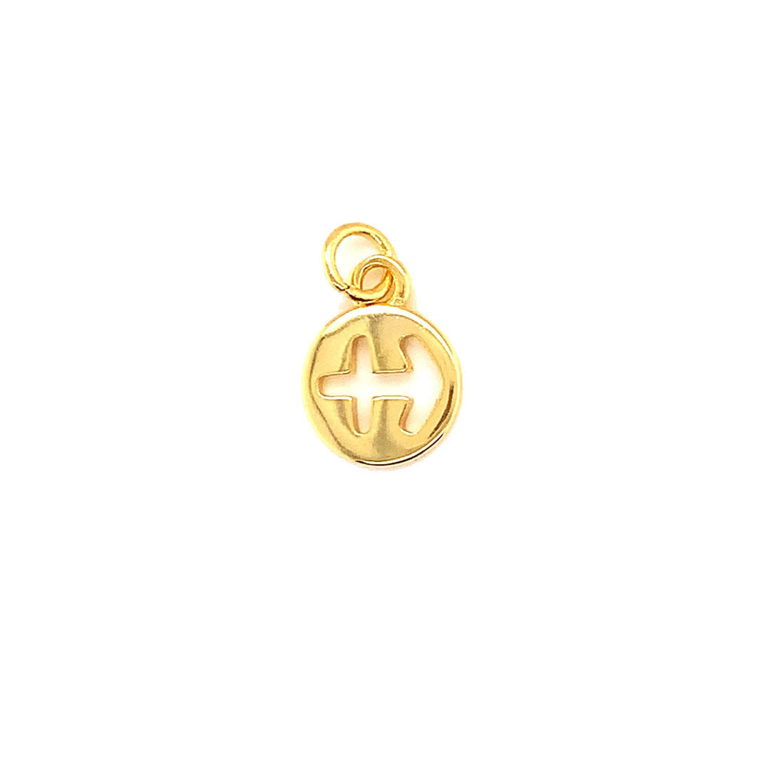 Zodiac Charm 16mm - Brass