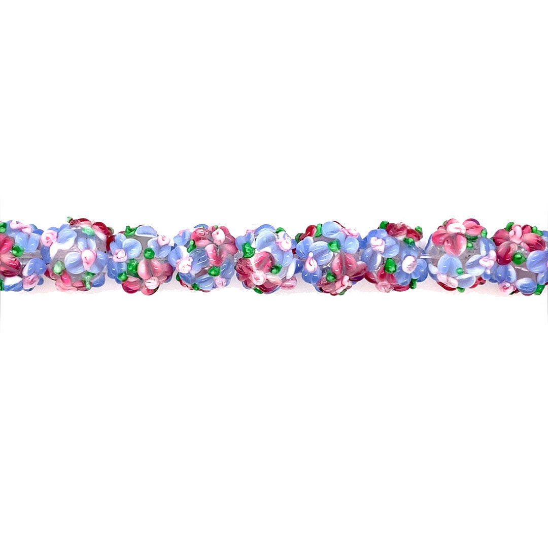 Flower Glass Beads