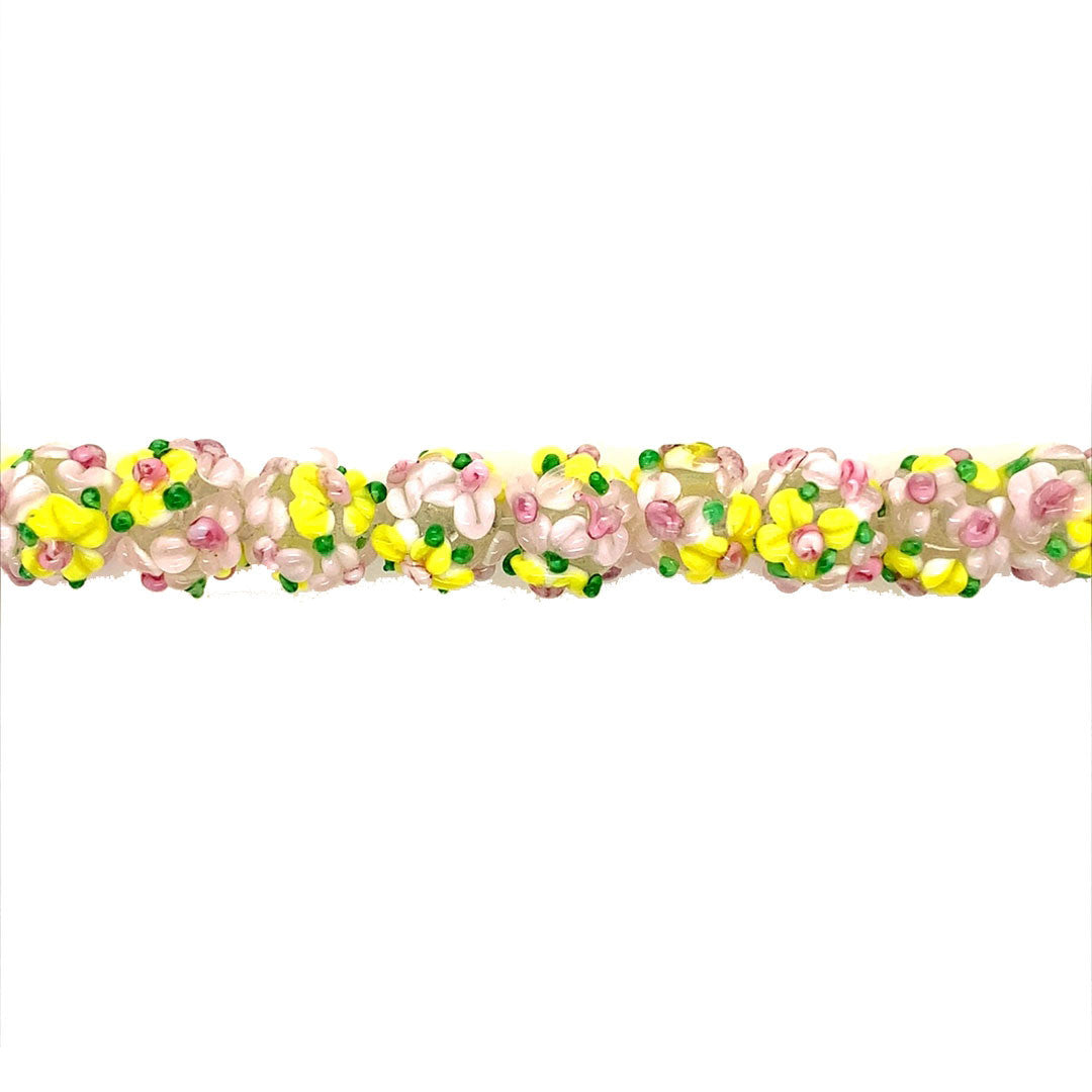 Flower Glass Beads