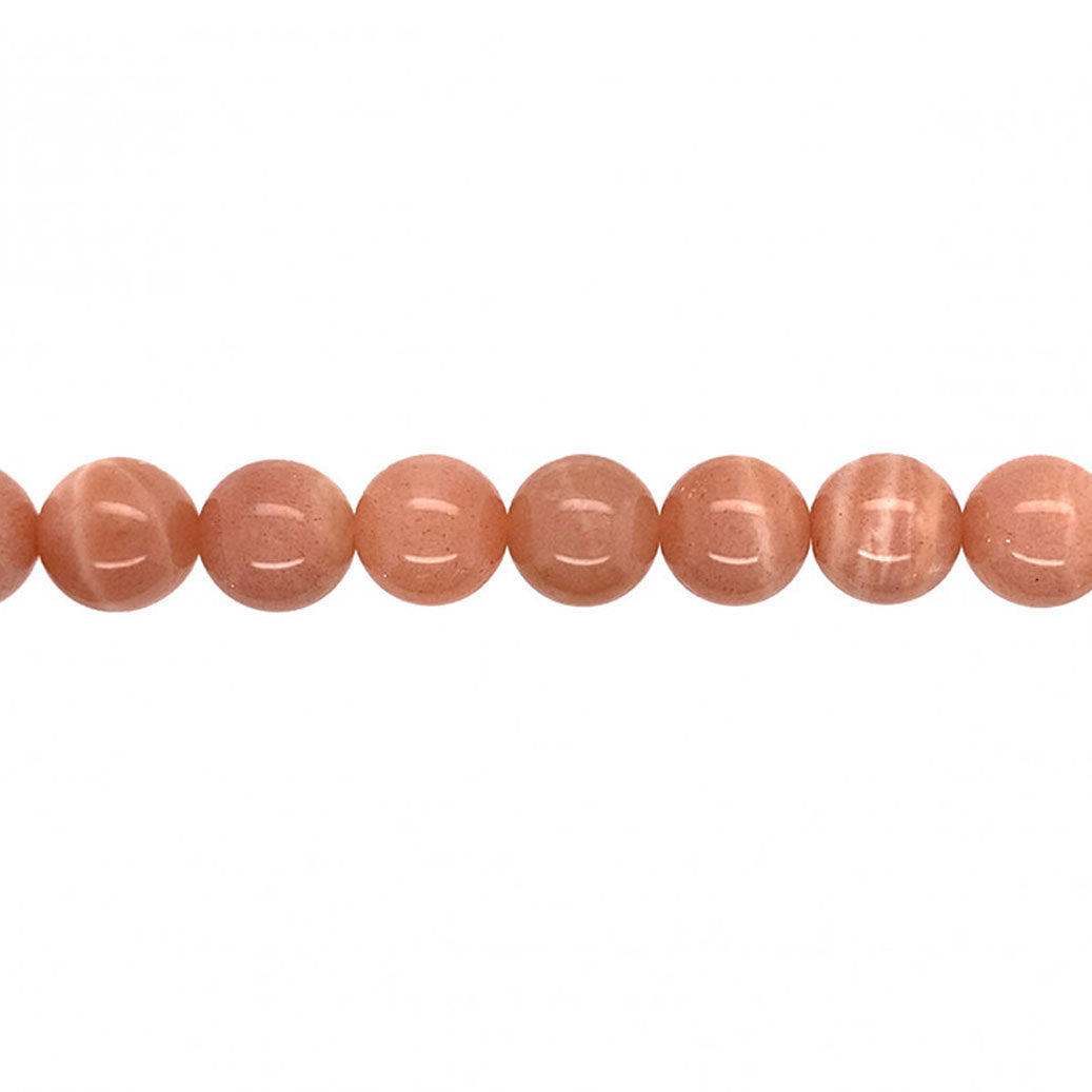 Peach Moonstone Beads