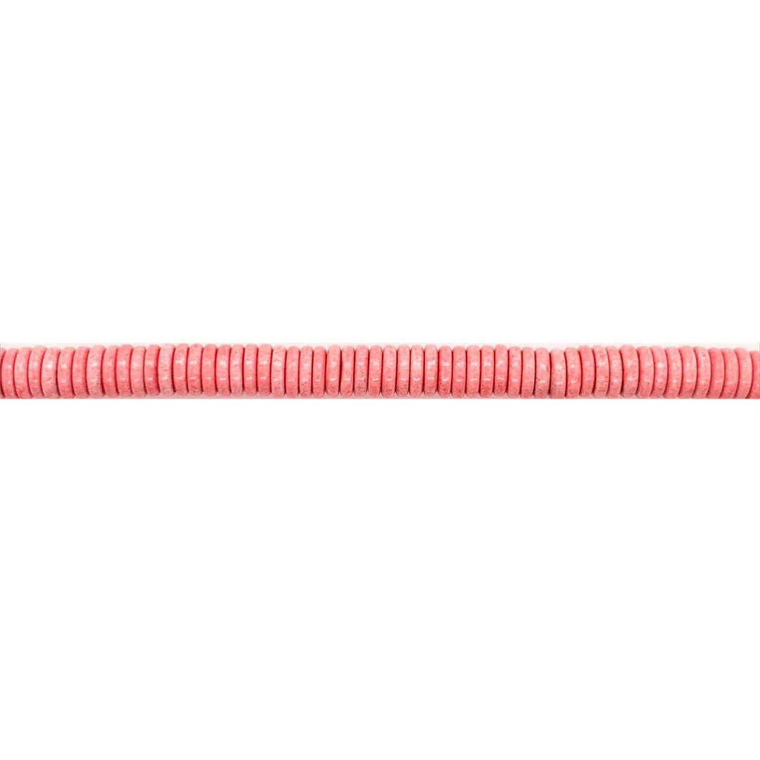 Light Pink Heishi Rondelle Beads