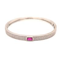CZ Ruby Bangle