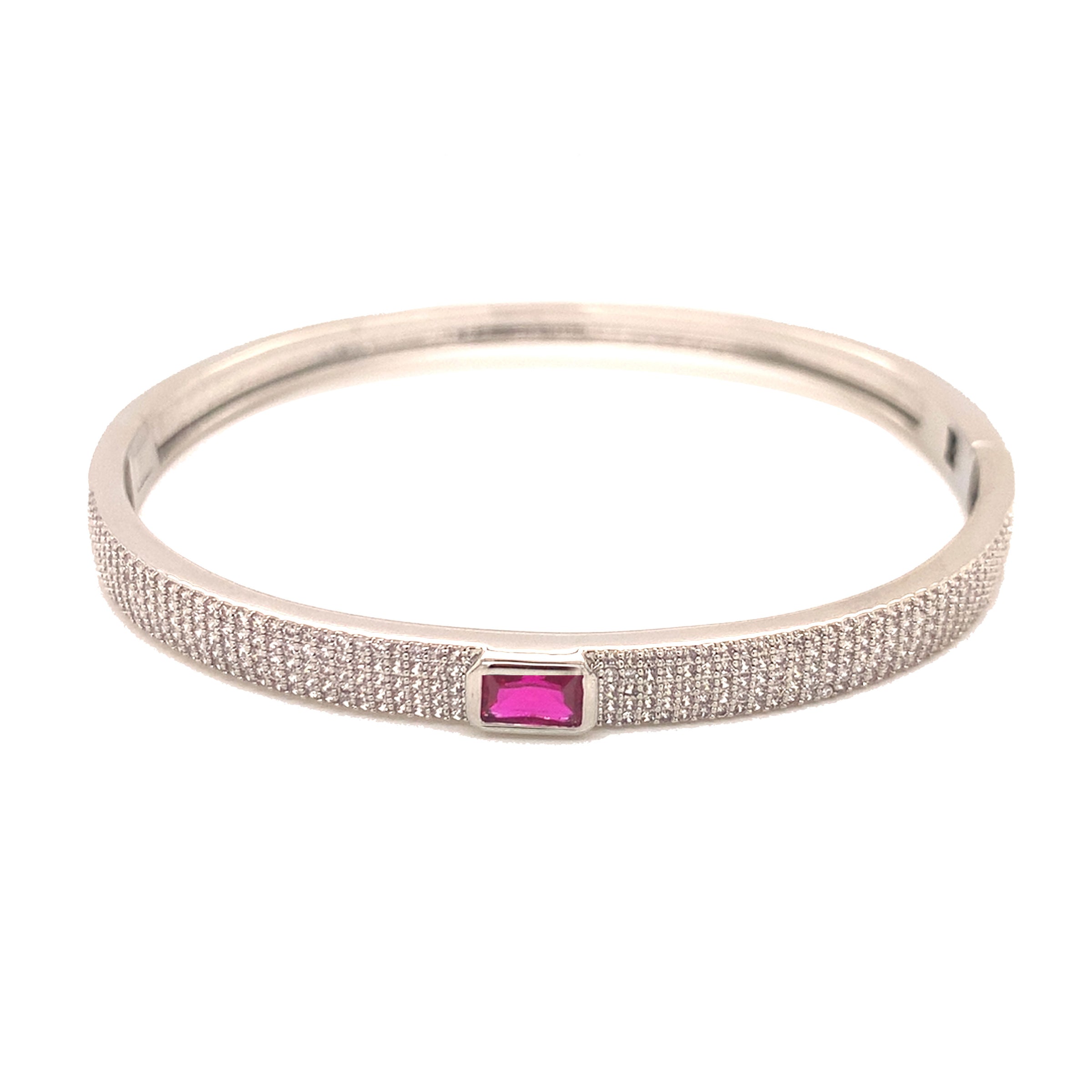 CZ Ruby Bangle