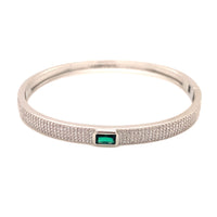 CZ Emerald Bangle