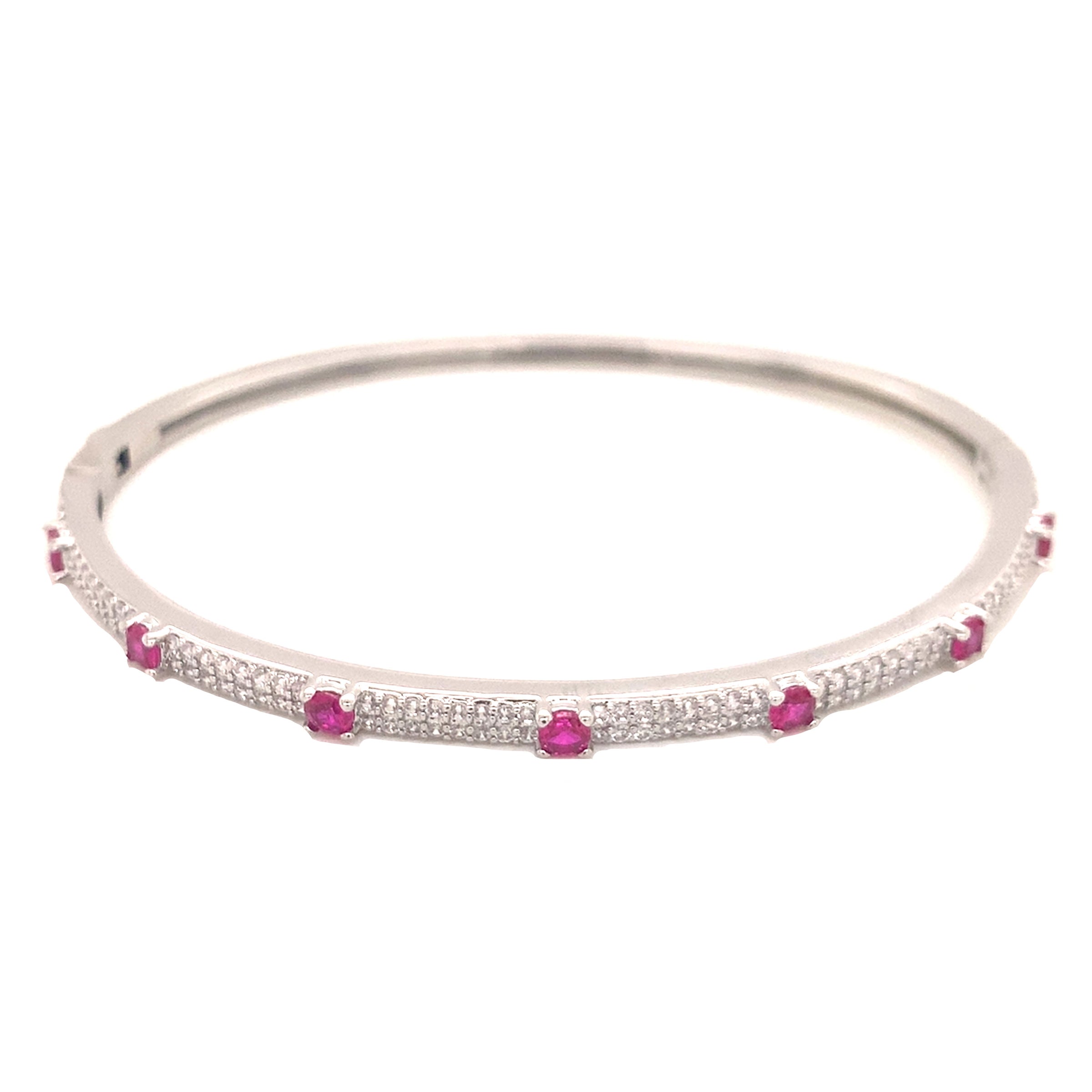CZ Ruby Bangle