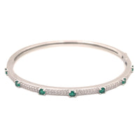 CZ Emerald Bangle