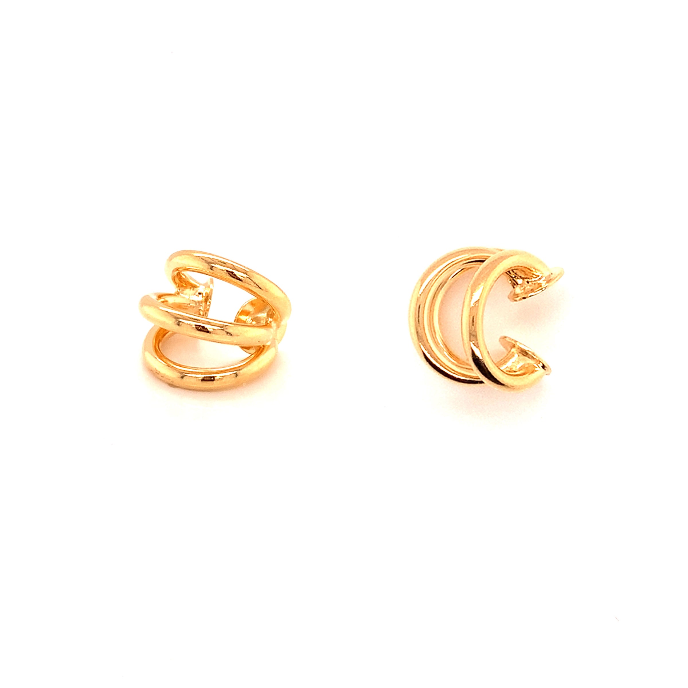 Triple Loop Ear Cuff - Gold Filled