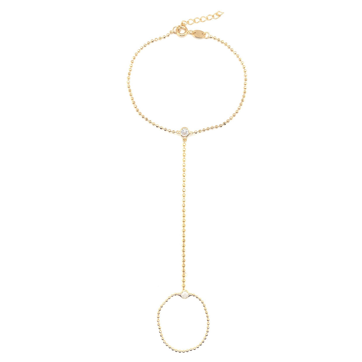 CZ Ball Hand Chain