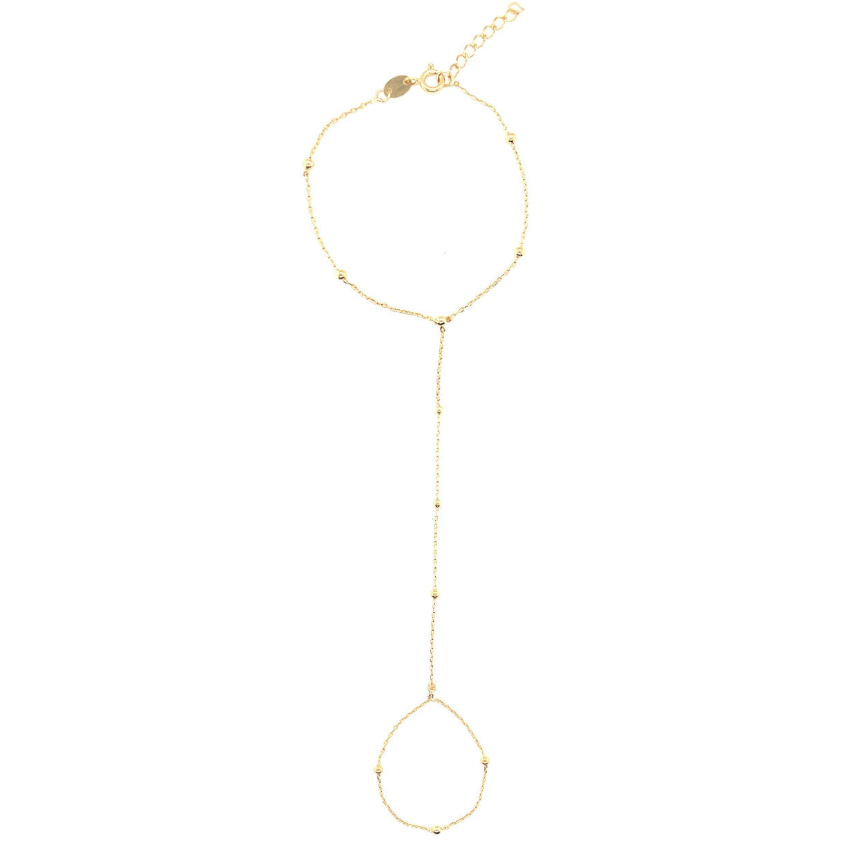 CZ Cable Ball Hand Chain