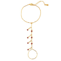 Colored Crystal Hand Chain