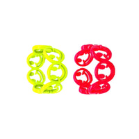 Enamel Smiley Ring