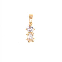 CZ Child Charm 16mm - Gold Filled