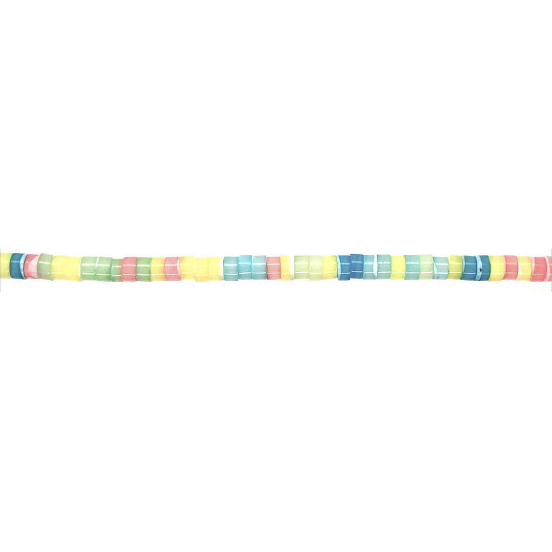 Shell Pearl Rondelle Beads