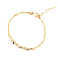 CZ Bar Chain Bracelet