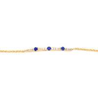 CZ Bar Chain Bracelet