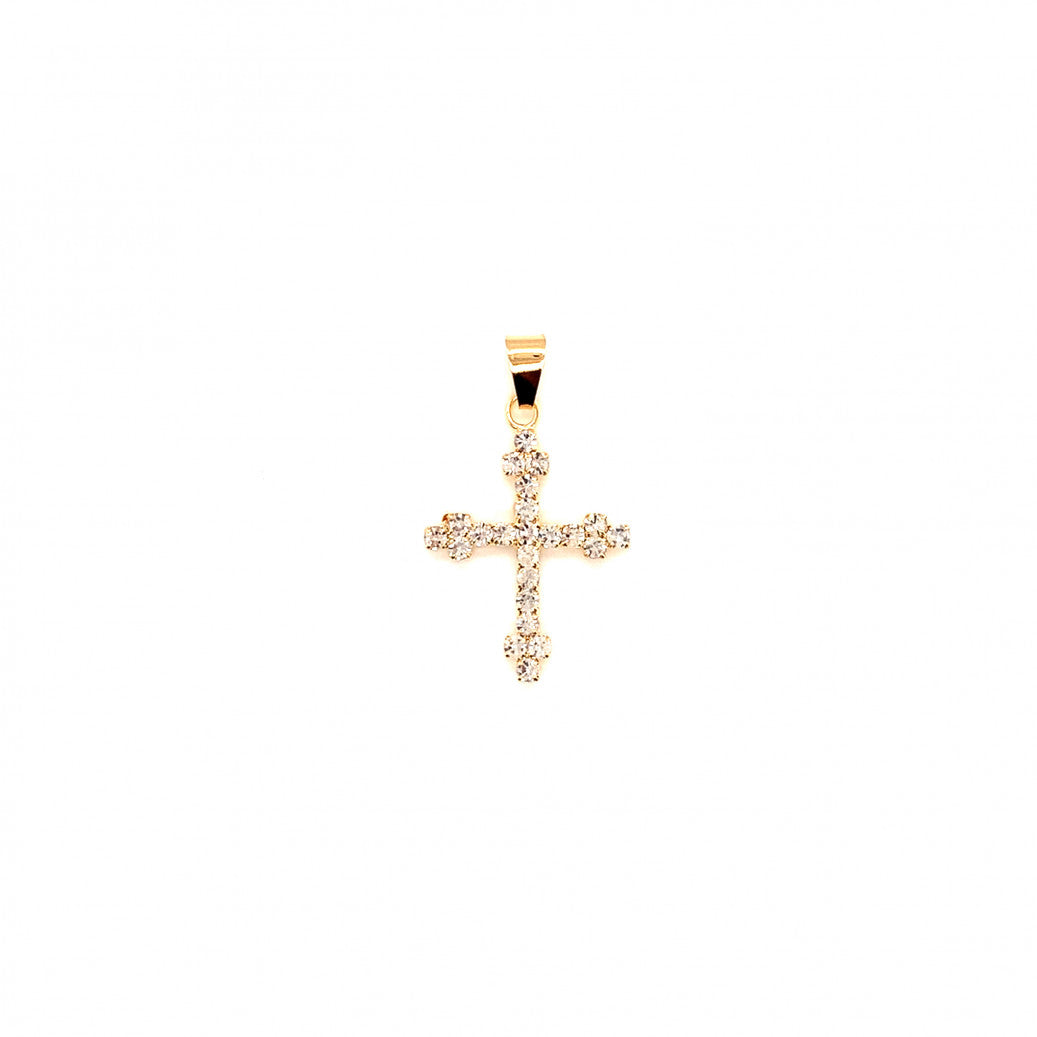 CZ Cross Pendant