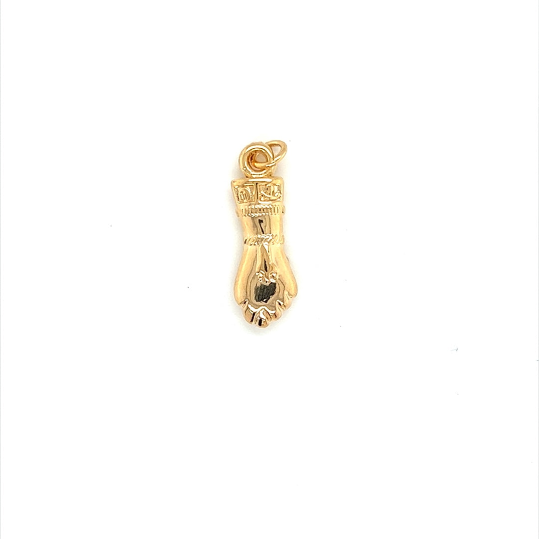 Figa Hand Charm 23mm - Gold Filled