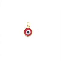 Evil Eye Pendant 10.5mm - Gold Filled