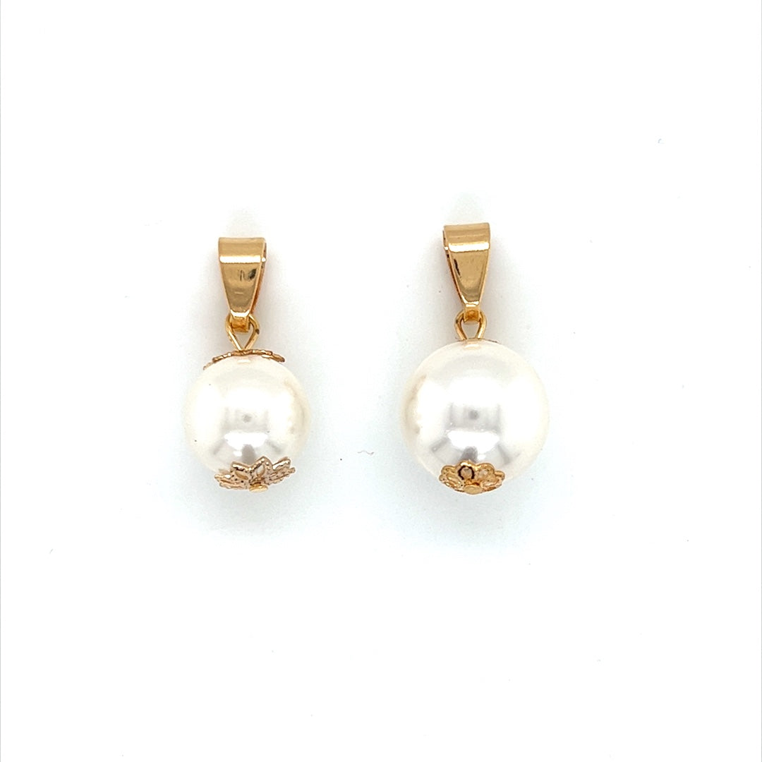 Pearl Pendant 14mm - Gold Filled
