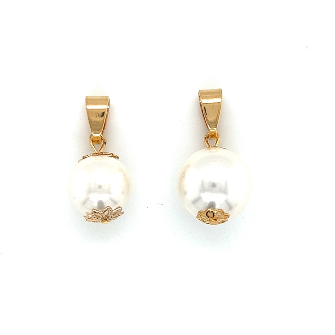 Pearl Pendant 14mm - Gold Filled