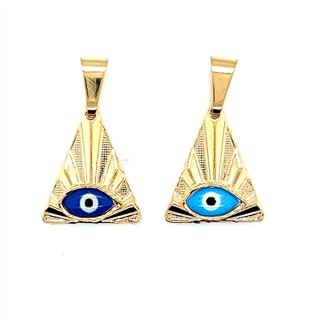 Eye of Providence Pendant 15mm - Gold Filled