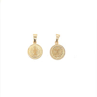 Mini Saint Benedict Pendant 15mm - Gold Filled