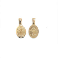 Miraculous Medal Pendant 21mm - Gold Filled