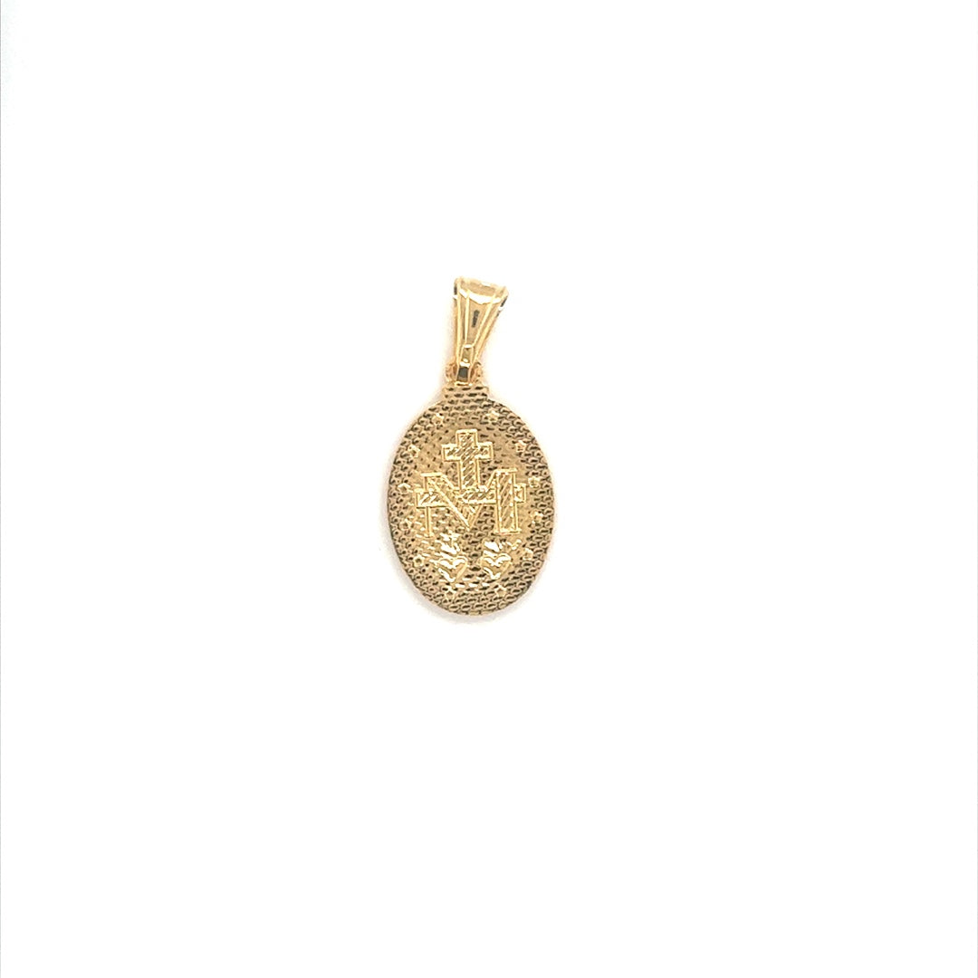 Miraculous Medal Pendant 21mm - Gold Filled