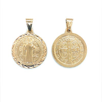 Saint Benedict Pendant 26mm - Gold Filled