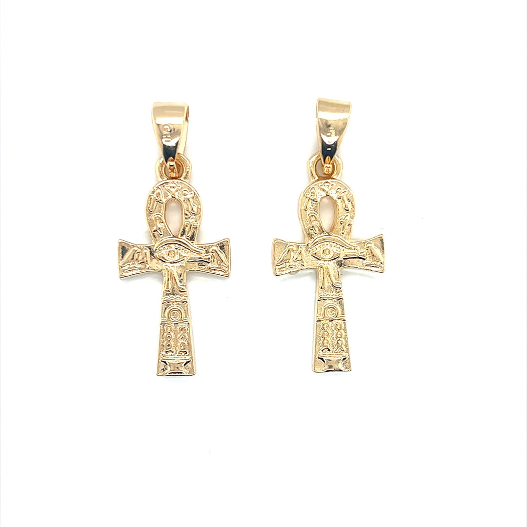 Ankh Pendant 36mm - Gold Filled