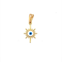 Evil Eye Charm 11mm - Gold Filled