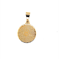 Our Father Prayer Pendant 15mm - Gold Filled
