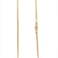 Flat Viola Link Chain 2mm - Gold Filled