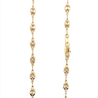 Hollow Puff Mariner Link Chain 5.5mm - Gold Filled