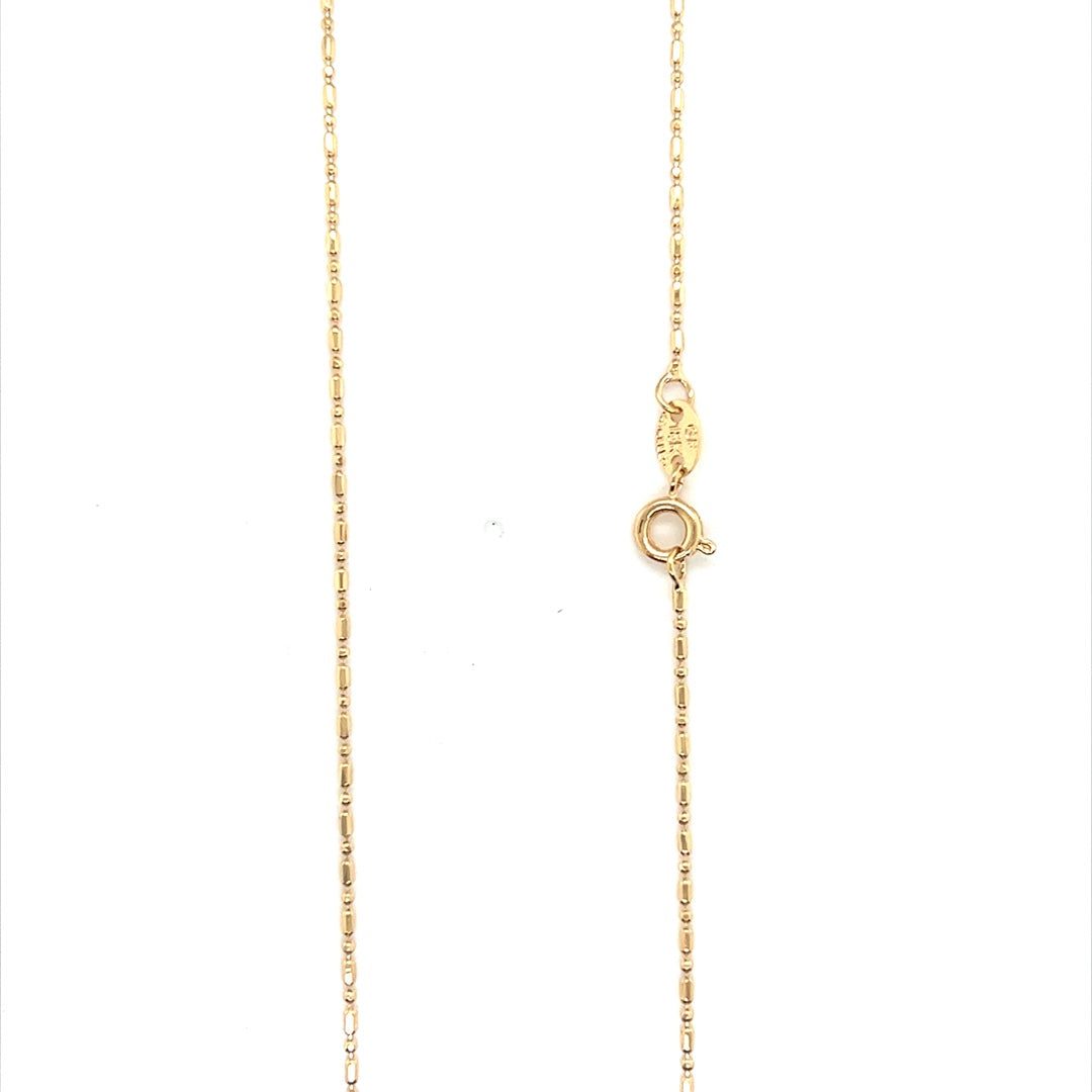 Ball Link Chain 1.2mm -Gold Filled