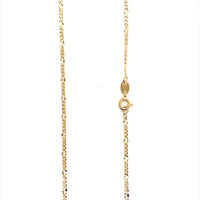Dapped Curb Link Chain 1mm - Gold Filled