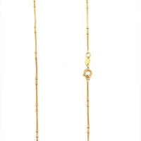 Snake Ball Chain 1mm - Gold Filled